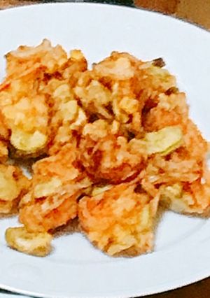そら豆とコーンとエビのかき揚げ-レシピのメイン写真