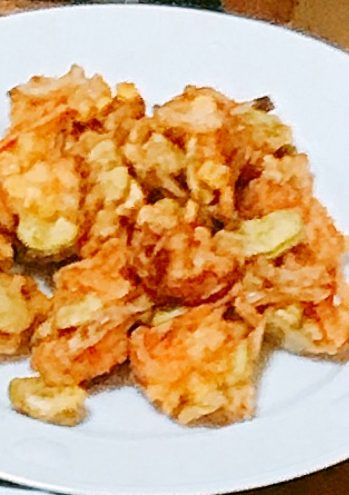 そら豆とコーンとエビのかき揚げ-レシピのメイン写真
