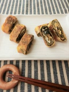 わかめ入り卵焼き-レシピのメイン写真