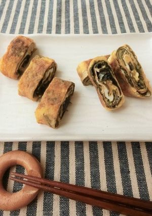 わかめ入り卵焼き-レシピのメイン写真
