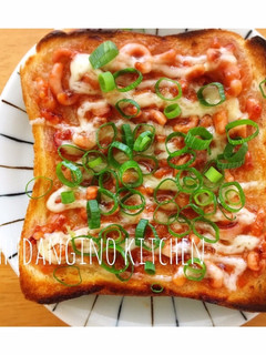 *ずぼら飯*イカ塩辛アヒージョ風トースト-レシピのメイン写真