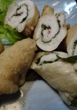 大葉の香り最高、鶏胸肉の大葉ロール-レシピのメイン写真