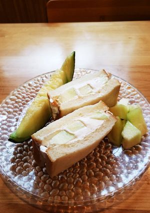 【旬を味わおう～】メロンサンド-レシピのメイン写真