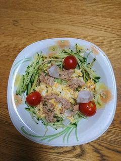 サッポロ一番でまさかの冷やし中華-レシピのメイン写真