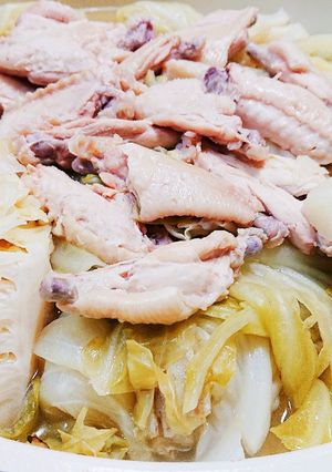 手羽中と丸ごとキャベツの出汁煮-レシピのメイン写真