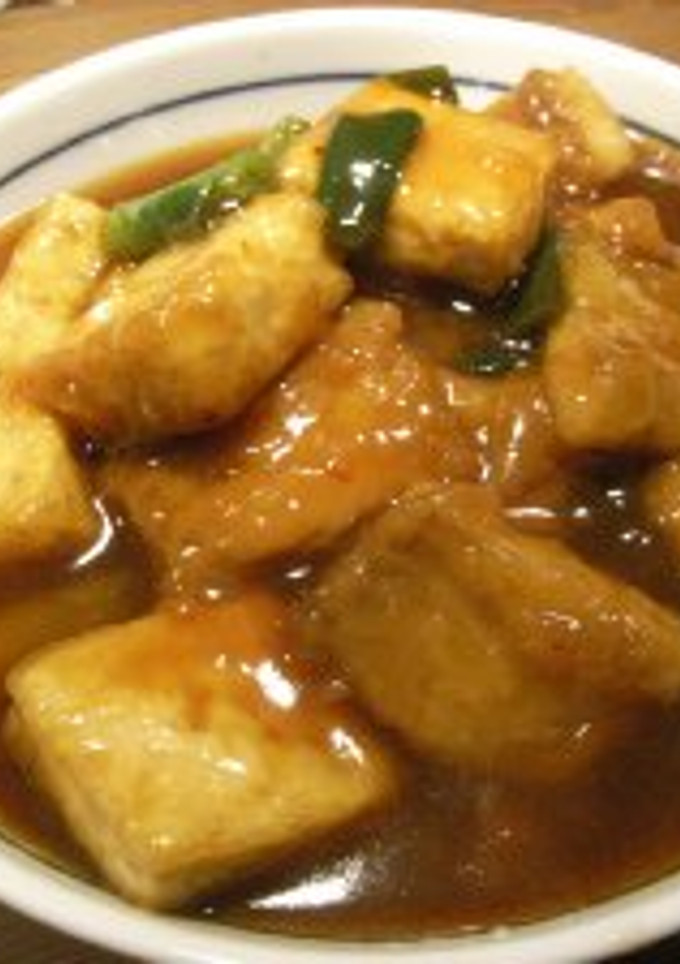 ティラピアと揚げ豆腐の煮物-レシピのメイン写真