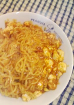 ★レトルトでアレンジ♪麻婆焼き麺★-レシピのメイン写真