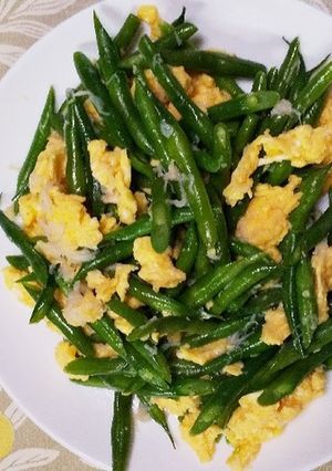 いんげんとホタテ缶の炒め物-レシピのメイン写真