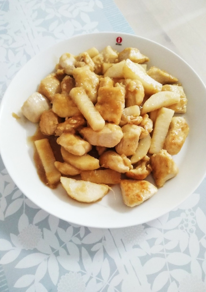 簡単♪長芋と鶏肉の生姜焼き-レシピのメイン写真