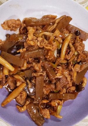 ご飯が進むこんにゃくと豚肉味噌炒め-レシピのメイン写真