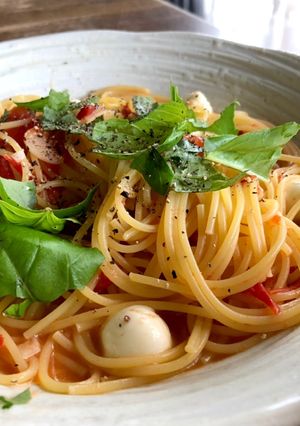 フライパンde簡単☆トマトモッツァレラ-レシピのメイン写真
