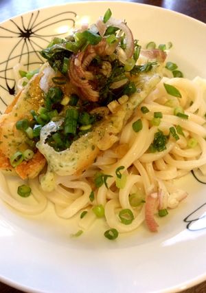 冷やしすだちうどん♪薬味たっぷり♪-レシピのメイン写真