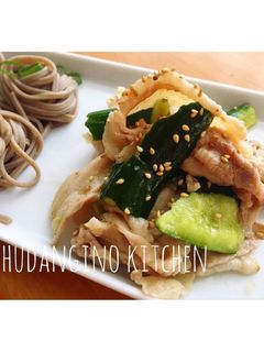 *レンジ*豚肉とたたききゅうり塩ダレ和え-レシピのメイン写真