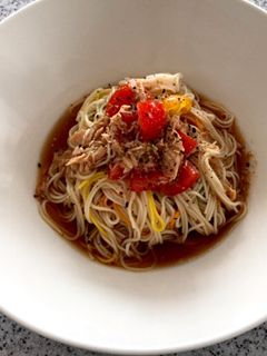 簡単アレンジ冷製そうめん!-レシピのメイン写真