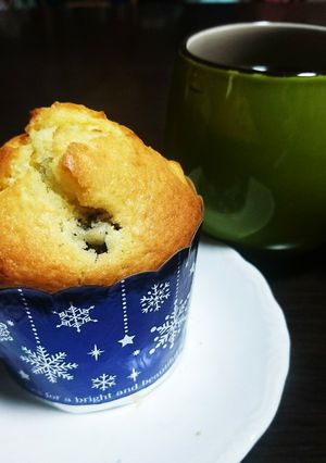 今日のおやつ:ブルーベリーマフィン-レシピのメイン写真