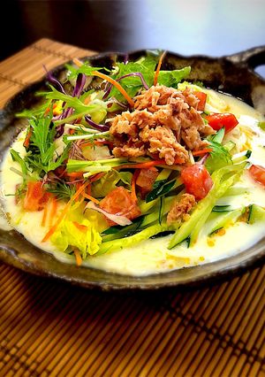 豆乳サラダ素麺-レシピのメイン写真