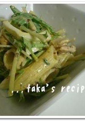 シャキシャキ水菜とペンネのサラダ-レシピのメイン写真