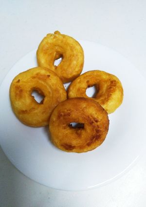 カリッとモチモチ♪米粉ドーナツ♪-レシピのメイン写真