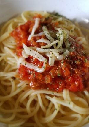 ミートボールでミートソース!-レシピのメイン写真