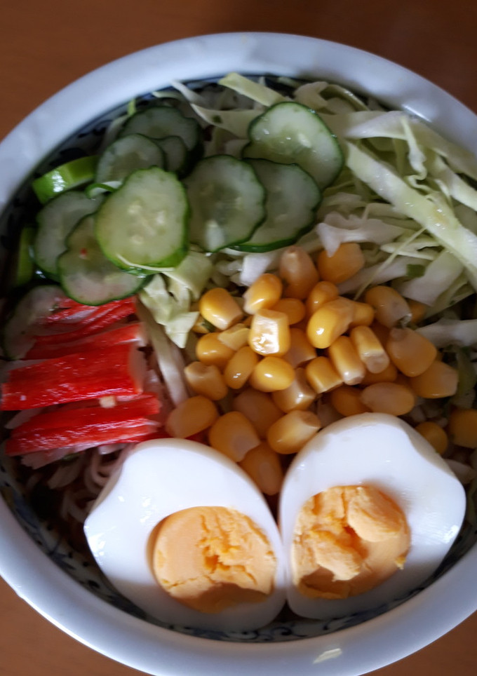 冷やしラーメン　しょうゆ-レシピのメイン写真