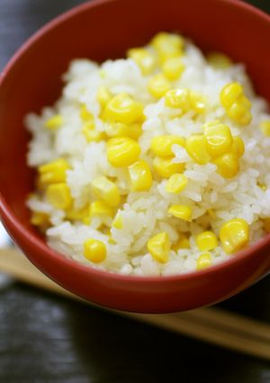 もちもち☆ごちそう「とうもろこしご飯」-レシピのメイン写真