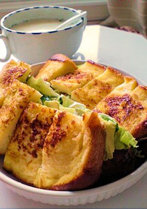 朝は焼くだけ♪漬け込みフレンチトースト-レシピのメイン写真