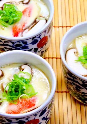 茶碗蒸し・お鍋とラップで綺麗な仕上がり-レシピのメイン写真
