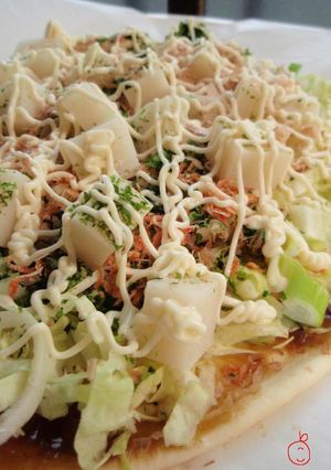 お好み焼きみたいなピザ！-レシピのメイン写真