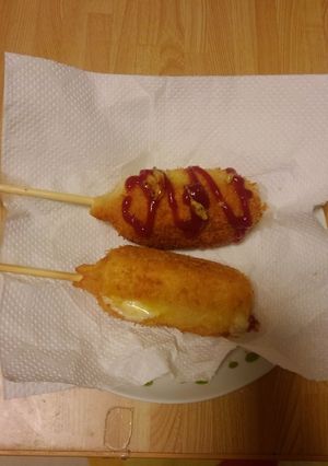 卵、HMを使わない簡単なチーズハットグ-レシピのメイン写真