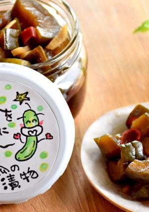 ご飯にのせて〜胡瓜の漬物-レシピのメイン写真
