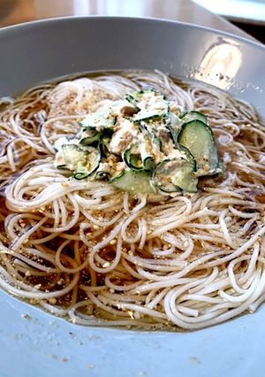 夏休みにピッタリ！生姜風味のツナマヨ素麺-レシピのメイン写真