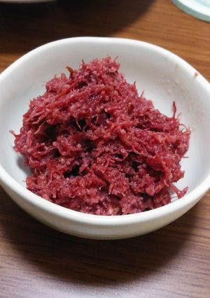 夫直伝！コンビーフの簡単おつまみ♪-レシピのメイン写真