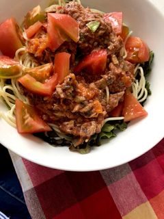 トマトとサバ缶の冷製パスタ-レシピのメイン写真