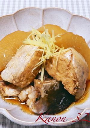 ブリのあら煮・定番ブリ大根！蜂蜜入り♡-レシピのメイン写真