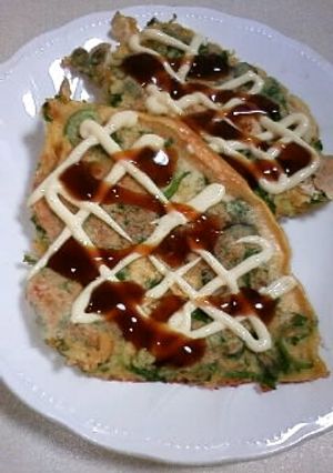 カリッサクッふわ♪簡単ダイエットねぎ焼き-レシピのメイン写真