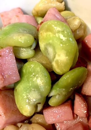 そら豆のソテー ・スペイン風-レシピのメイン写真