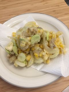 トウモロコシとそら豆のかき揚げ-レシピのメイン写真