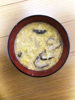 しいたけと卵たくさんかき玉汁-レシピのメイン写真