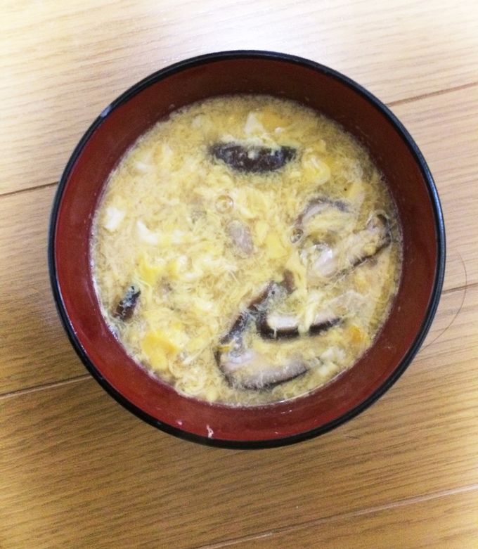 しいたけと卵たくさんかき玉汁-レシピのメイン写真