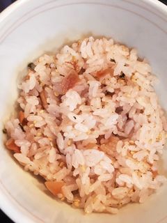 梅干しの炊き込みごはん-レシピのメイン写真