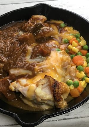 簡単!鶏胸肉のカレー煮込み-レシピのメイン写真