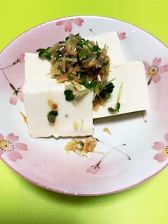 冷奴 辛味ダレ-レシピのメイン写真