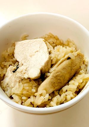 鶏むね簡単炊き込みご飯-レシピのメイン写真
