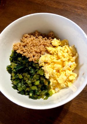 とりそぼろ(三色丼のそぼろ)-レシピのメイン写真