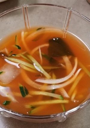 本場韓国きゅうりの冷菜スープ-レシピのメイン写真