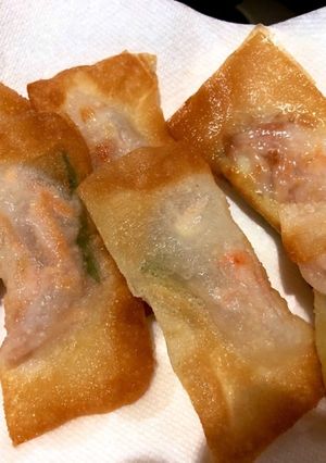 大量生産★海老ツナチーズの揚げワンタン-レシピのメイン写真