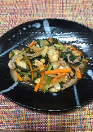 野菜たっぷり豚キムチ-レシピのメイン写真