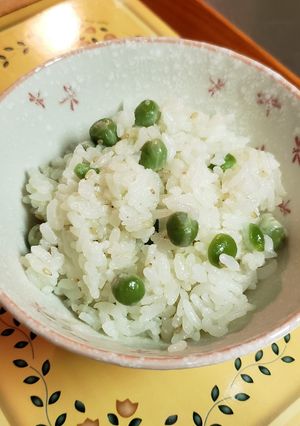 洋風グリンピースご飯-レシピのメイン写真