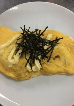 焼き鳥缶deオムレツ-レシピのメイン写真