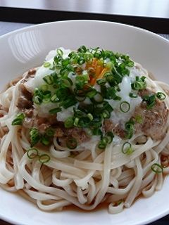 納豆おろしうどん-レシピのメイン写真